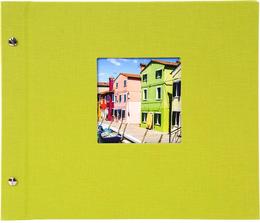 Fotoalbum Bella Vista 25x30 cm, kruviköide, kl. leht, roheline, 40 lk, 26.896 Fotoalbum Bella Vista 25x30 cm, kruviköide, kl. leht, roheline, 40 lk, 26.896