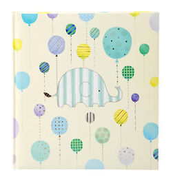 Fotoalbum Happy Elephant sinine 15.461 klassikaline leht 30x31 cm, 60 lk Fotoalbum Happy Elephant sinine 15.461 klassikaline leht 30x31 cm, 60 lk