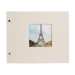 Fotoalbum Bella Vista klassikaline leht, 40 lk, 25x30 cm 26.823, kruviköide, helehall Fotoalbum Bella Vista klassikaline leht, 40 lk, 25x30 cm 26.823, kruviköide, helehall