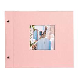 Album Bella Vista klassikaline leht, kruviköide 30x25 cm, 40 lk, 26.822 heleroosa Album Bella Vista klassikaline leht, kruviköide 30x25 cm, 40 lk, 26.822 heleroosa