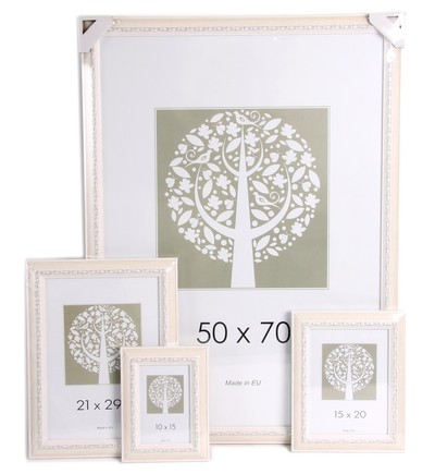 Raam Seul 40x60 cm 1303540 valge plastikliistuga