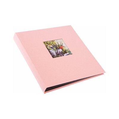 Album Bella Vista heleroosa 30x31 cm klassikaline leht, 60 musta lk. 27.942