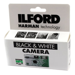 Ilford HP5 Plus 400 mustvalge ühekordne kaamera 27 kaadrit, käsiilmutus