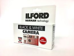 Ilford XP2 400 mustvalge ühekordne kaamera 27 kaadrit, C41