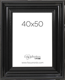 Raam Focus Charleston Black 40x50 cm plastik