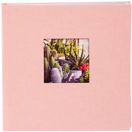 Fotoalbum Bella Vista taskutega 200 fotole 10x15 cm, heleroosa 17.922