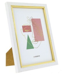 Raam WE21 21x30 cm puit valge kullaga