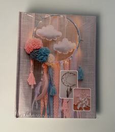 Album Macrame taskutega 200x10x15 B46200S sinine/roosa
