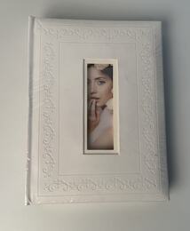 Album BBM46200T valge taskutega aknaga/mustriga 200x10x15 cm