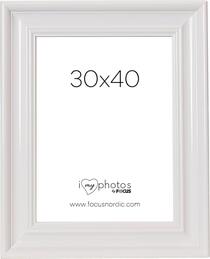 Raam Focus Charleston White 30x40 cm plastik