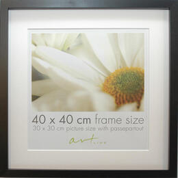 Raam Amanda Box Black 40x40 cm 76117