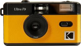 Filmikaamera Kodak Ultra F9 kollane, 35 mm filmile korduvkasutatav, välguga