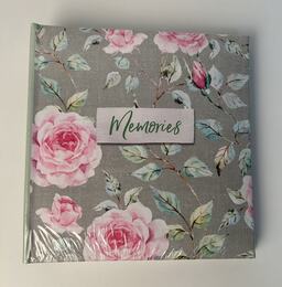 Album Art 66 taskutega 200 fotole 10x15 cm lilledega KD46200 ART66