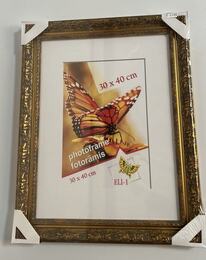 Raam VF3934 30x40 cm lai kuldne liist