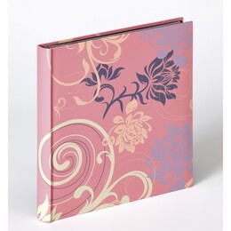 Album Grindy klassikaline leht, 30x30 cm, 60 musta lk, FA-201-R, roosa