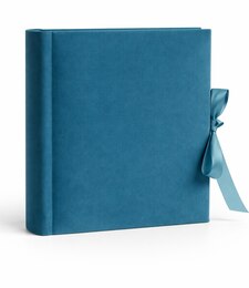 Album Velvet Dove taskutega 200 fotole 10x15 cm, sinine, seotava paelaga