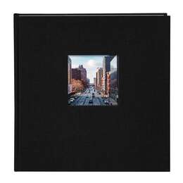 Fotoalbum Bella Vista 25x25 cm 60 lk, klassikaline leht, must 24.897