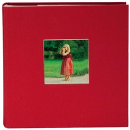 Album Bella Vista taskutega 200 fotole 10x15 cm punane 17.895