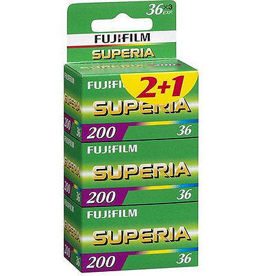 Film Fuji 200/36 Superia Tripla 2+1