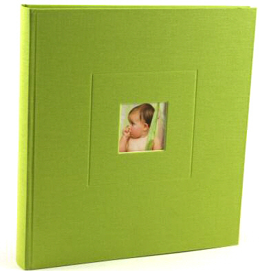 Fotoalbum Babylove klassikalise lehega roheline, 60 lehekülge
