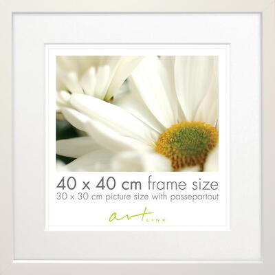 Raam Amanda Box valge 40x40 cm 76137
