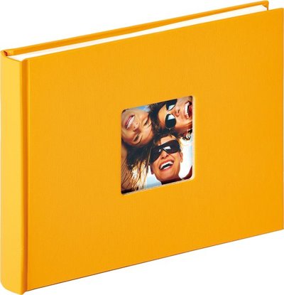 Album FUN klassikalise lehega 22x16 cm 40 lk päikesekollane