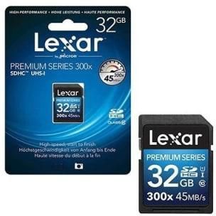 Mälukaart Lexar 32GB 300X SDMHC W/ ADP CL 10