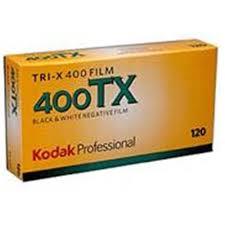 Kodak Tri-X 400TX 120 mustvalge