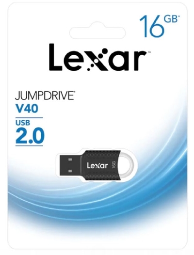 Mälupulk Lexar JumpDrive V40 (USB 2.0) 16 GB