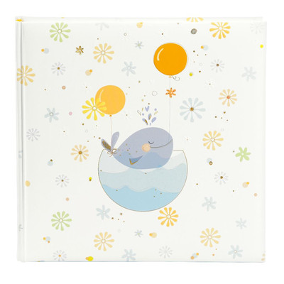 Fotoalbum Littke Whale sinine klassikaline leht 25x25 cm, 60 lk, 24.766