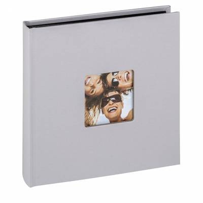 Album FUN klassikalise musta lehega 18x18 cm, 30 lk, FA-199-D helehall