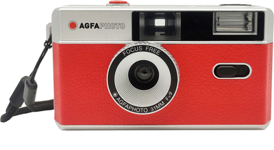 Agfaphoto korduvkasutatav filmikaamera 35 mm punane
