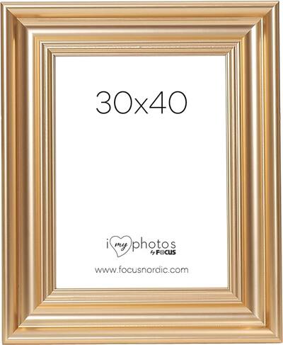 Raam Focus Charleston Gold 30x40 cm plastik