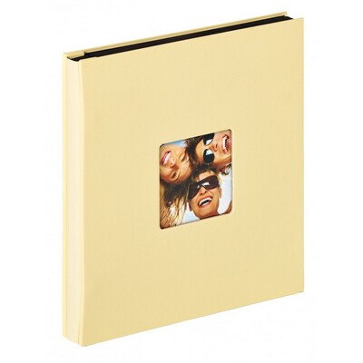 Album FUN taskutega 400 fotole 10x15 cm, beez 31x33 cm, EA-110-H, must leht