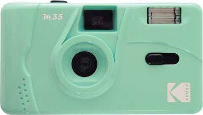 Kodak M35 korduvkasutatav filmikaamera välguga roheline, 35 mm