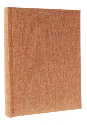 Album Linen Nutmeg taskutega 200 fotole 10x15 cm, linane pähklipruun KD46200