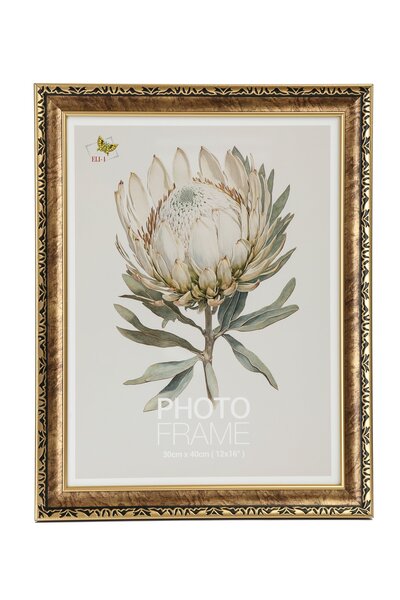 Raam K3001-16 40x50 cm kuldne plastik