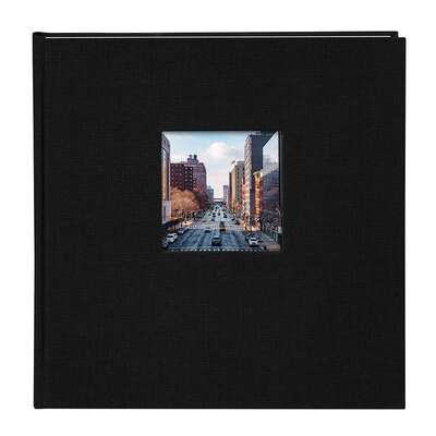 Fotoalbum Bella Vista 25x25 cm 60 lk, klassikaline leht, must 24.897